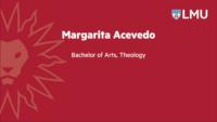 Margarita Acevedo; Bachelor of Arts; Theology