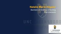 Natalie Marie Allgaier; Bachelor of Science in Nursing; Pre-Licensure