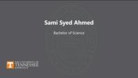 Sami Syed Ahmed Bachelor of Science